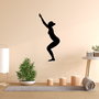 Wallity Yoga 20 Escultura de Pared de Metal Negra